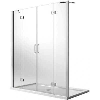 Idralite Flip Hoja + Hoja 195 cm - Puerta de ducha Idralite Flip Hoja + Hoja 195 cm - Puerta de ducha