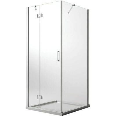 Idralite Flip Box Doccia - 75x70cm, Trasparente, Easyclean Idralite Flip Box Doccia - 75x70cm, Trasparente, Easyclean