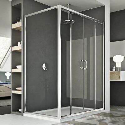 Idralite Replay Duo Mampara de Ducha - 2 Hojas - 90x130cm Idralite Replay Duo Mampara de Ducha - 2 Hojas - 90x130cm