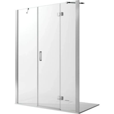 Idralite Puerta de Ducha Flip - Cristal de Seguridad 6mm - Reversible - 115cm Idralite Puerta de Ducha Flip - Cristal de Seguridad 6mm - Reversible - 115cm
