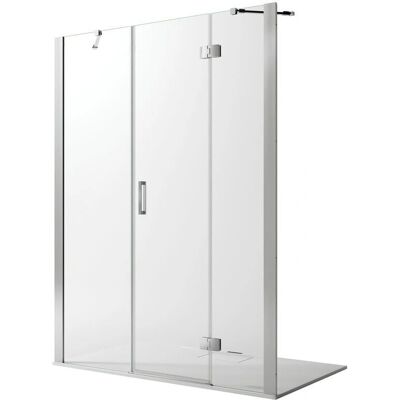 Idralite - Modelo Flip - Puerta de ducha reversible de vidrio 6mm - 190cm Idralite - Modelo Flip - Puerta de ducha reversible de vidrio 6mm - 190cm