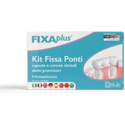 DULÀC FARMACEUTICI Fixaplus Kit - Kit per Riparazione Ponti e Corone DULÀC FARMACEUTICI Fixaplus Kit - Kit per Riparazione Ponti e Corone