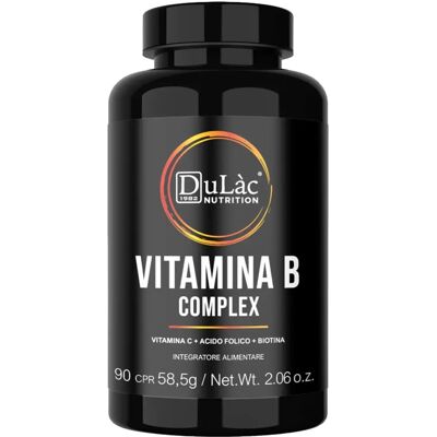 Dulac Farmaceutici 1982 Srl Dulàc Complesso di Vitamina B - 90 Compresse Dulac Farmaceutici 1982 Srl Dulàc Complesso di Vitamina B - 90 Compresse