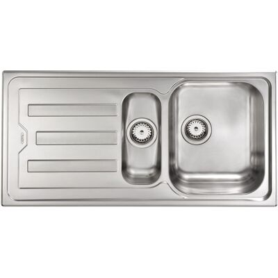 CM - Cristal 100x50 - 2 vasche - installazione superiore - Lavello CM - Cristal 100x50 - 2 vasche - installazione superiore - Lavello