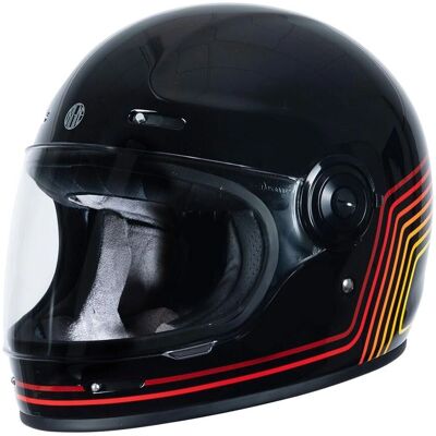 Casco Integrale Vega Sunrise Rosso e Nero Casco Integrale Vega Sunrise Rosso e Nero
