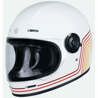 Casco Integrale Vega Sunrise Rosso-Bianco Casco Integrale Vega Sunrise Rosso-Bianco