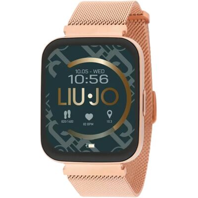 Ceas inteligent Liu Jo auriu roz - Femei - Ecran digital - Rezistent la apă 3 ATM Ceas inteligent Liu Jo auriu roz - Femei - Ecran digital - Rezistent la apă 3 ATM