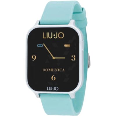 Liu Jo Montre Connectée Bleu Clair Unisexe - Smartwatch - Publicité Liu Jo Montre Connectée Bleu Clair Unisexe - Smartwatch - Publicité