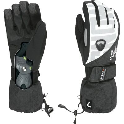 Level Butterfly Handschuh Weiß Anthrazit S - Weiß Anthrazit - Damen Level Butterfly Handschuh Weiß Anthrazit S - Weiß Anthrazit - Damen