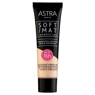 Astra Soft Mat Foundation - Cloud - Fini Mat Léger - 30ml Astra Soft Mat Foundation - Cloud - Fini Mat Léger - 30ml