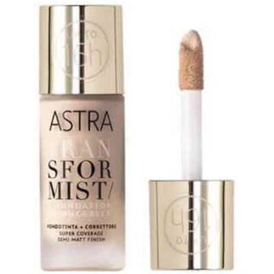 Astra Make-up Transformist Fondotinta - Alabaster - Effetto duraturo, Pelle perfetta Astra Make-up Transformist Fondotinta - Alabaster - Effetto duraturo, Pelle perfetta