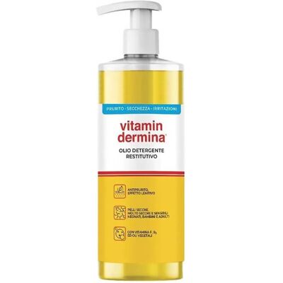 Vitamindermina Olio Detergente - Cura delicata e nutriente Vitamindermina Olio Detergente - Cura delicata e nutriente