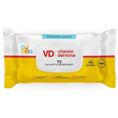 Ganassini Vitamindermina Lingettes Bébé - Lingettes pour bébés - Publicité Ganassini Vitamindermina Lingettes Bébé - Lingettes pour bébés - Publicité
