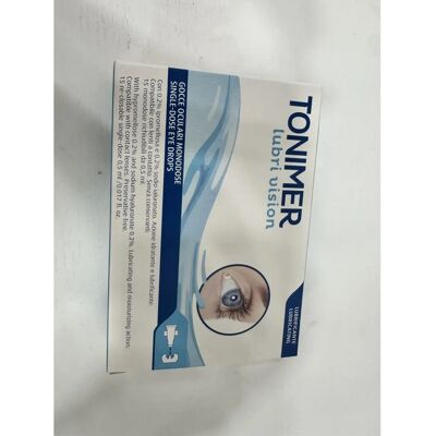 Gocce Oculari Tonimer Lubri Vision - Sterili, Senza Conservanti, 15x0,5ml Gocce Oculari Tonimer Lubri Vision - Sterili, Senza Conservanti, 15x0,5ml