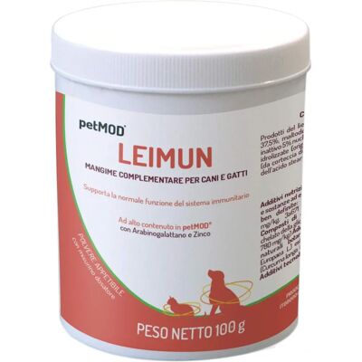 Prosol Petmod Leimun - Integratore immunitario per cani e gatti - 100g Prosol Petmod Leimun - Integratore immunitario per cani e gatti - 100g