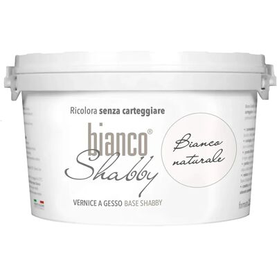 BiancoShabby - Pintura a la tiza extra opaca biancoshabby - Bianco Naturale - 2,5 L - Paint BiancoShabby - Pintura a la tiza extra opaca biancoshabby - Bianco Naturale - 2,5 L - Paint