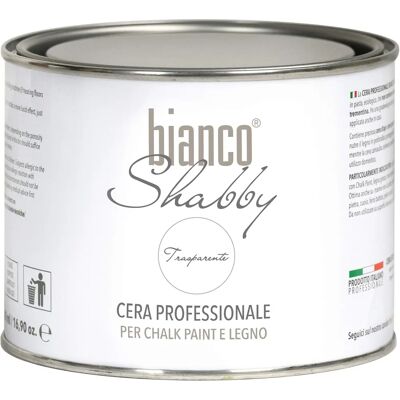 Biancoshabby Cera Trasparente per Decorazione e Restauro - 500ml Biancoshabby Cera Trasparente per Decorazione e Restauro - 500ml