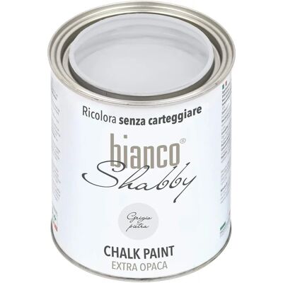 Peinture à la craie BiancoShabby Gris Pietra - Vintage Mat - Peinture - Publicité Peinture à la craie BiancoShabby Gris Pietra - Vintage Mat - Peinture - Publicité