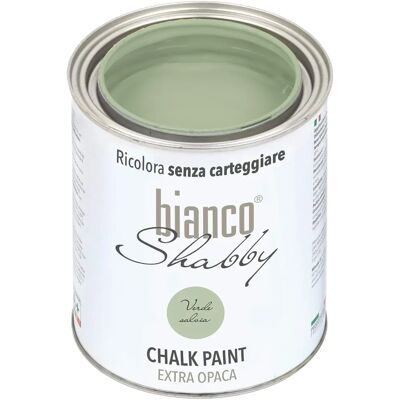 Peinture à la craie vert salvia biancoShabby - Vintage mat 1L - Peinture à la craie - Publicité Peinture à la craie vert salvia biancoShabby - Vintage mat 1L - Peinture à la craie - Publicité