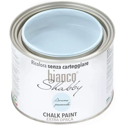 biancoShabby Chalk Paint - biancoShabby Chalk Paint - Bleu Provençal - 500 ml - Chalk Paint - Publicité biancoShabby Chalk Paint - biancoShabby Chalk Paint - Bleu Provençal - 500 ml - Chalk Paint - Publicité