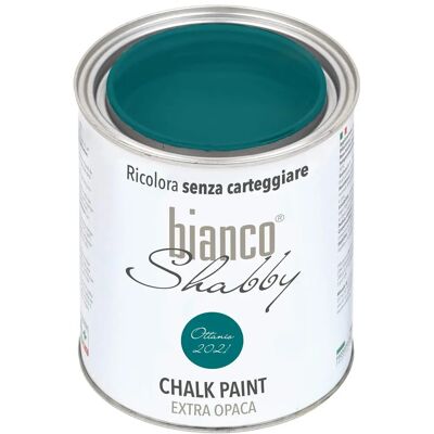 Bianco Shabby - Ottanio 2021 - Ottanio - 1 L - Chalk Paint Bianco Shabby - Ottanio 2021 - Ottanio - 1 L - Chalk Paint