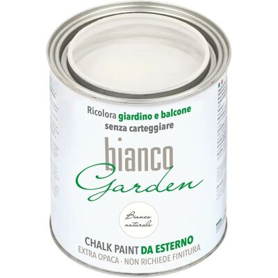 biancoGarden - Bianco Naturale - Peinture craie - Publicité biancoGarden - Bianco Naturale - Peinture craie - Publicité