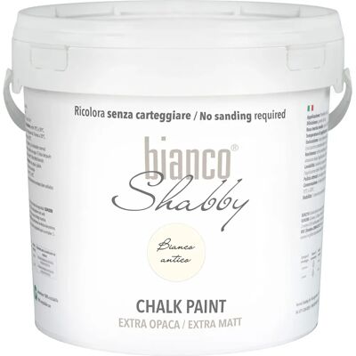 BiancoShabby - bianco antico 5 l - bianco antico - 5 L - Paint BiancoShabby - bianco antico 5 l - bianco antico - 5 L - Paint