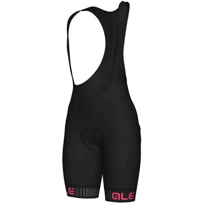 Alé Women’s Traguardo Bib Shorts - M Noir/Rose Fluo - Cuissards - Publicité Alé Women’s Traguardo Bib Shorts - M Noir/Rose Fluo - Cuissards - Publicité