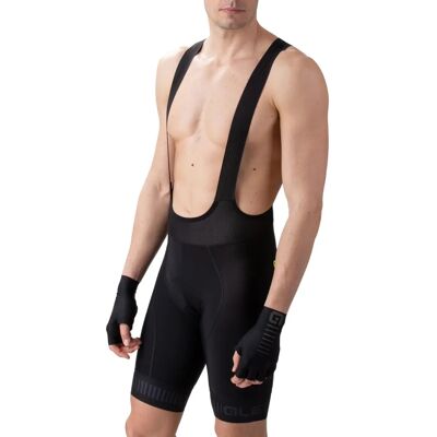 Alé Graphics PRR Strada Bib Shorts - Zwart/Grauw - Ergonomisch fietscomfort Alé Graphics PRR Strada Bib Shorts - Zwart/Grauw - Ergonomisch fietscomfort