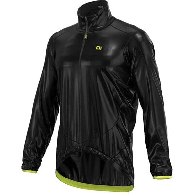 Veste légère ALE Klimatik Light Pack noire pour cyclisme - Publicité Veste légère ALE Klimatik Light Pack noire pour cyclisme - Publicité