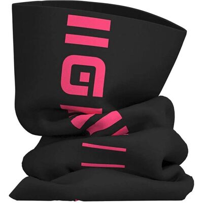 Alé Identity Tubular Headgear - Unica Taglia - Nero/Rosa Fluorescente - Cappello Alé Identity Tubular Headgear - Unica Taglia - Nero/Rosa Fluorescente - Cappello