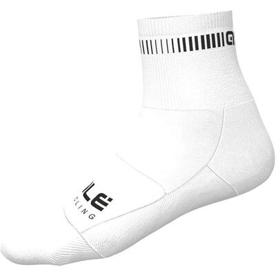 Chaussettes Alé Logo Qskin - Blanc/Noir - M - Chaussettes - Publicité Chaussettes Alé Logo Qskin - Blanc/Noir - M - Chaussettes - Publicité