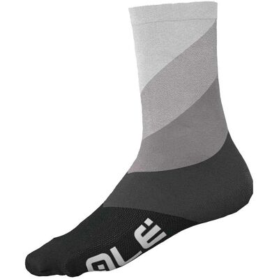 Calze da Ciclismo Grigie ALE Diagonal Digitopress - Traspiranti & Odore Free Calze da Ciclismo Grigie ALE Diagonal Digitopress - Traspiranti & Odore Free