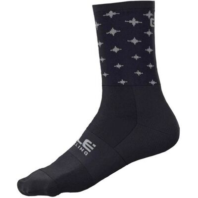 Calcetines Alé Star - Negro - Unisex para Ciclismo Calcetines Alé Star - Negro - Unisex para Ciclismo