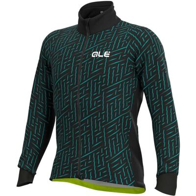 Giacca ecologica Ale PR-R Green Bolt - Softshell per ciclismo Giacca ecologica Ale PR-R Green Bolt - Softshell per ciclismo