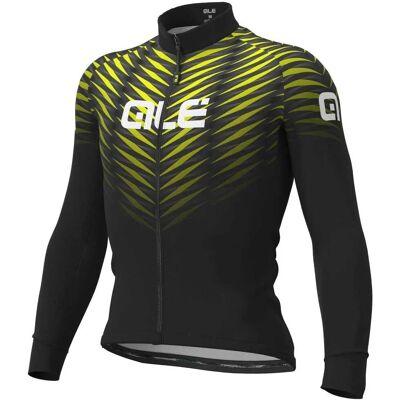 Maglia a maniche lunghe Thorn nero giallo fluo - S - Maglia Maglia a maniche lunghe Thorn nero giallo fluo - S - Maglia