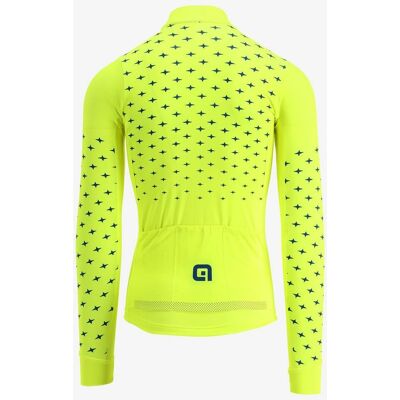 Maillot Alé PRR Stars manga larga amarillo fluor azul - L Maillot Alé PRR Stars manga larga amarillo fluor azul - L