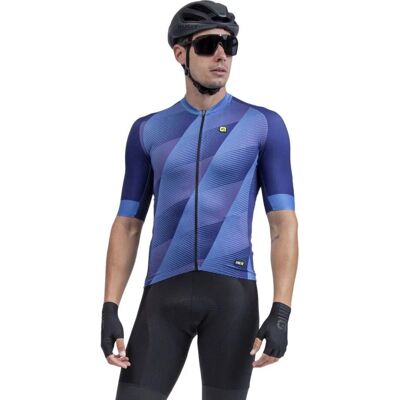 Maglia Alé PRR Square a Manica Corta Blu - Maglia Maglia Alé PRR Square a Manica Corta Blu - Maglia