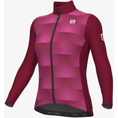 Maillot à Manches Longues Solid Sharp Rose pour Femme - Alé - Publicité Maillot à Manches Longues Solid Sharp Rose pour Femme - Alé - Publicité