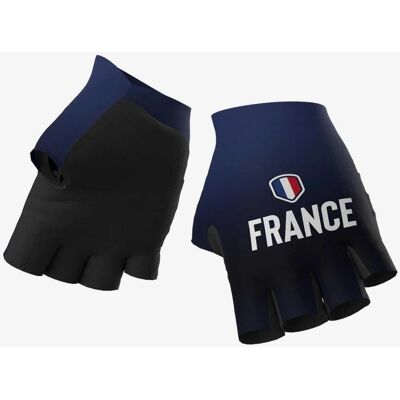 Alé Modelo 2023 - Guantes Federación Francesa de Ciclismo - Azul - XXL Alé Modelo 2023 - Guantes Federación Francesa de Ciclismo - Azul - XXL