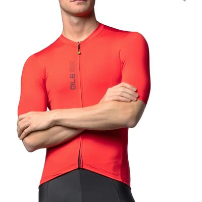 Maglia ALE PRAGMA Color Block rossa - M Maglia ALE PRAGMA Color Block rossa - M