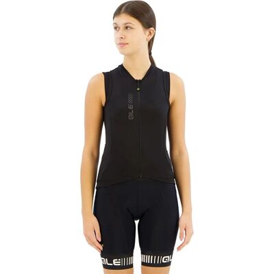 Maillot Alé PRAGMA Color Block sans manches noir femme - XS - Publicité Maillot Alé PRAGMA Color Block sans manches noir femme - XS - Publicité