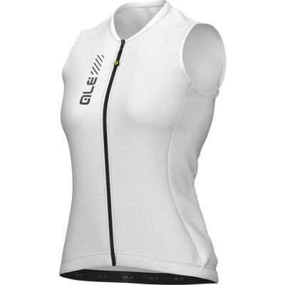 Alé PRAGMA Weiß ärmelloses Radtrikot Alé PRAGMA Weiß ärmelloses Radtrikot