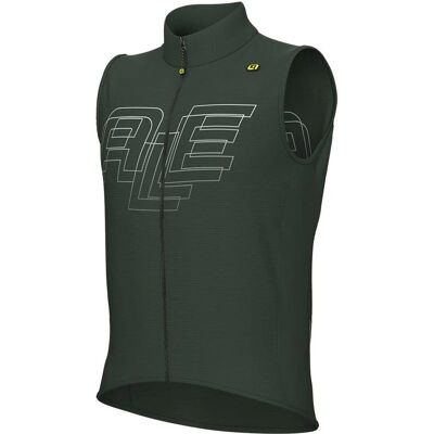 Gilet coupe-vent Alé PR.E Sauvage vert - Publicité Gilet coupe-vent Alé PR.E Sauvage vert - Publicité