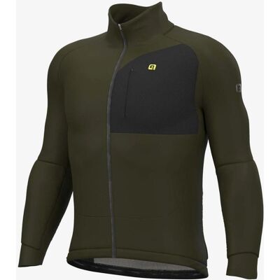Chaqueta Alé R-EV1 Riparo verde mate negro - Ciclismo Chaqueta Alé R-EV1 Riparo verde mate negro - Ciclismo