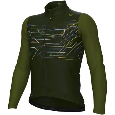Maillot à Manches Longues Megabyte d'Alé - Technique et Style - Publicité Maillot à Manches Longues Megabyte d'Alé - Technique et Style - Publicité