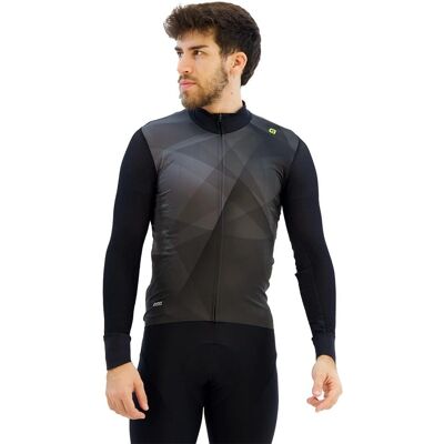Alé - R-EV1 Quick - Manche longue - Noir/Gris - Jersey - Publicité Alé - R-EV1 Quick - Manche longue - Noir/Gris - Jersey - Publicité
