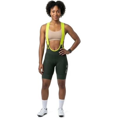 Short da ciclismo termico Alé PR.E Magic Colour verde scuro / giallo - Pantaloncini ciclismo Short da ciclismo termico Alé PR.E Magic Colour verde scuro / giallo - Pantaloncini ciclismo
