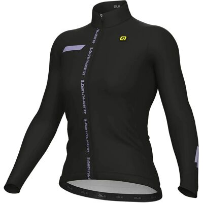 Maillot à manches longues noir et blanc Alé PR.E Follow Me - Vêtements de cyclisme - Publicité Maillot à manches longues noir et blanc Alé PR.E Follow Me - Vêtements de cyclisme - Publicité