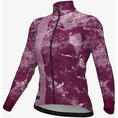 Maillot à manches longues PR.E Icy Alé violet blanc - Femme - Publicité Maillot à manches longues PR.E Icy Alé violet blanc - Femme - Publicité